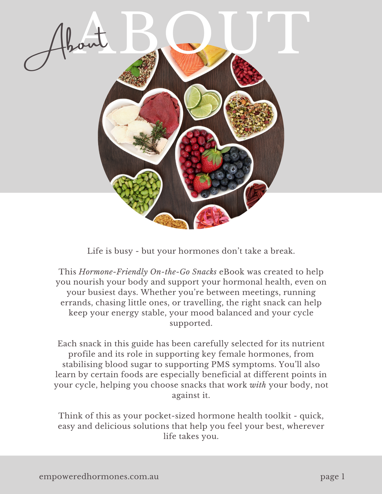 Hormone Friendly Snack Guide